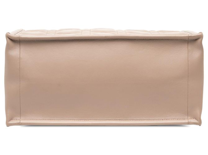 Dior Book Tote Medium aus Macrocannage-Kalbsleder Beige - Ansicht 3