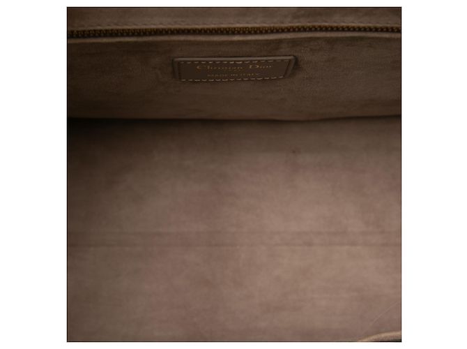 Dior Book Tote Medium aus Macrocannage-Kalbsleder Beige - Ansicht 4
