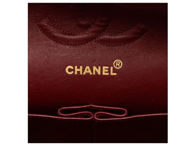 Chanel Black Medium Classic Lambskin Double Flap - vista 5