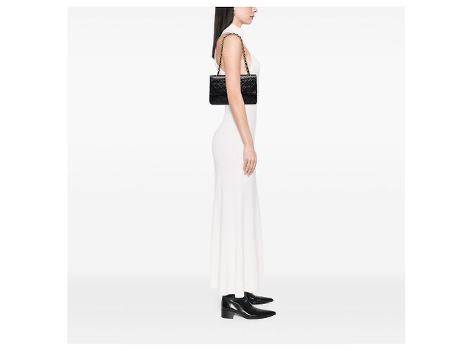 Chanel Black Medium Classic Lambskin Double Flap - vista 6
