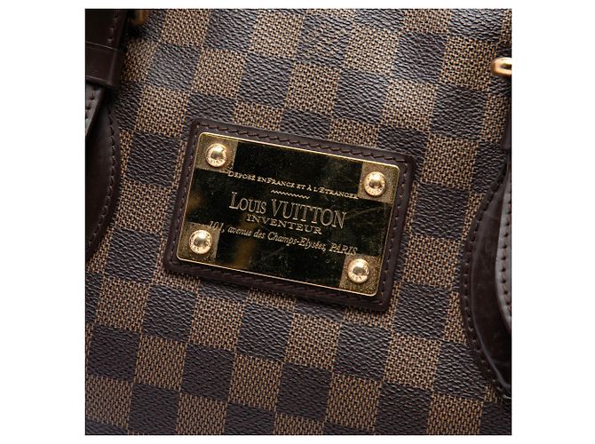 Louis Vuitton Brown Damier Ebene Hampstead MM - vista 5