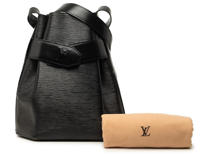 Louis Vuitton Black Epi Sac D Epaule PM - vista 8