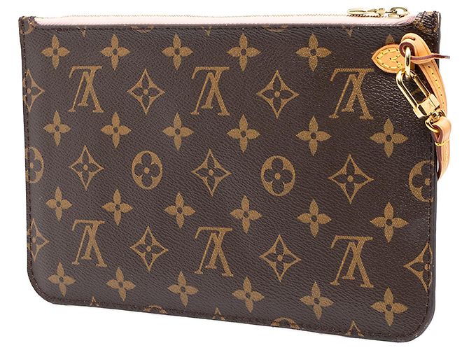 Louis Vuitton Brown Monogram Neverfull MM Pouch - Ansicht 2