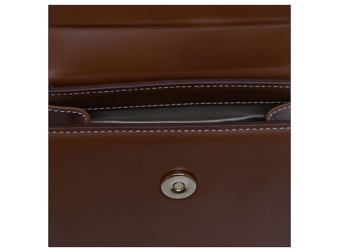 Jacquemus Brown Leather Le Chiquito Moyen Boucle - vista 4