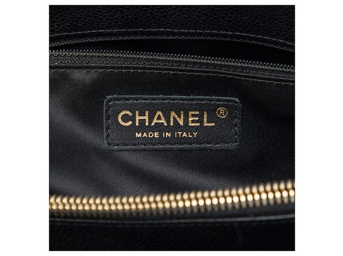 Chanel Black Caviar Grand Shopping Tote - vista 5