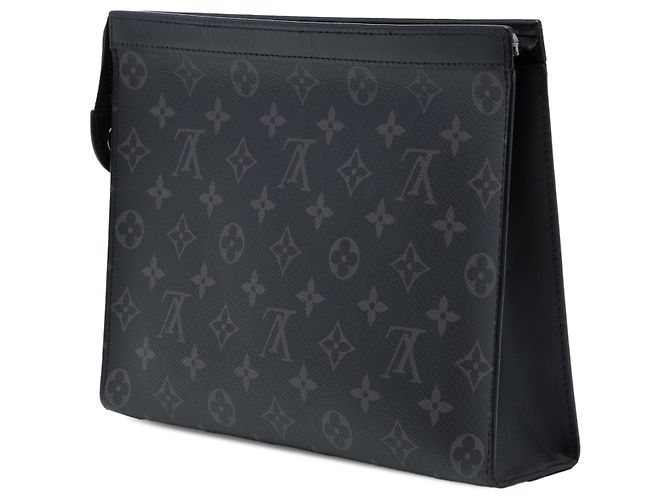 Louis Vuitton Black Monogram Eclipse Pochette Voyage MM - Ansicht 2
