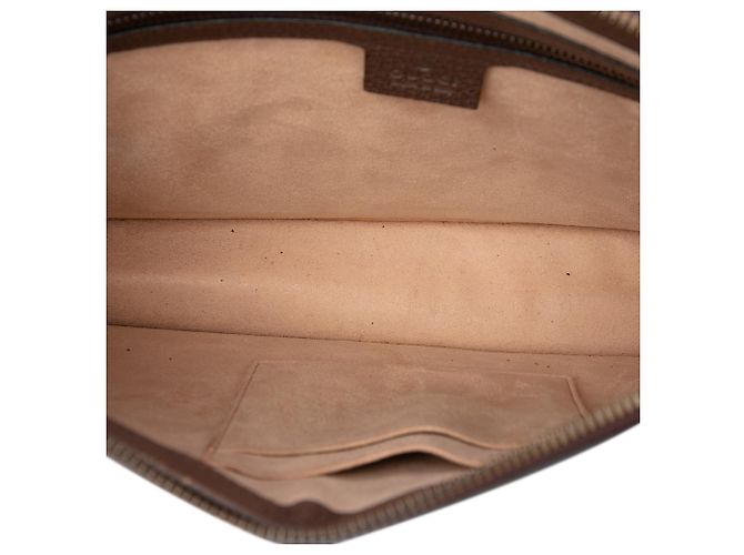 Clutch Gucci Beige GG Supreme Web Ophidia - vista 4