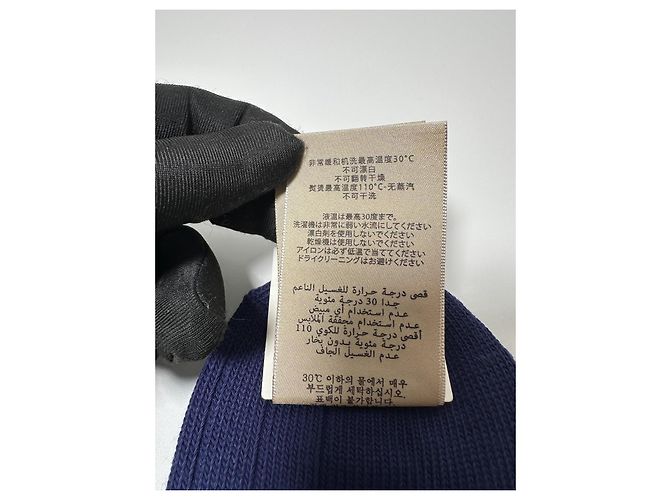 Gucci Blaue Stretch-Baumwollsocken mit Logo - Ansicht 8