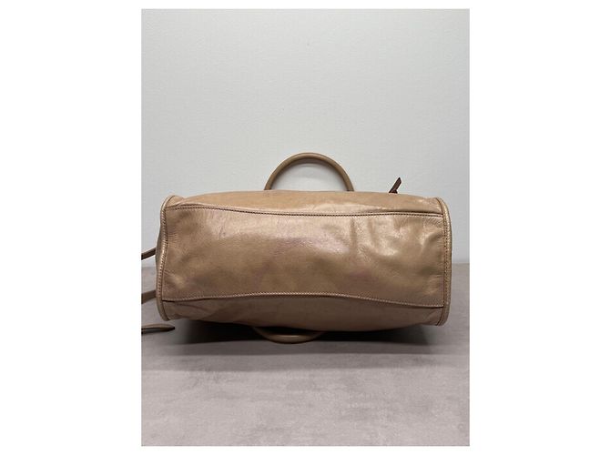 Miu Miu Borsa a mano in pelle beige - vista 14