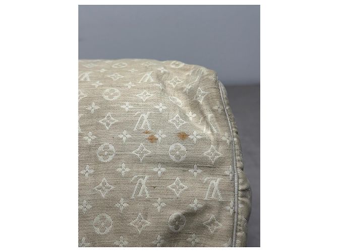 Louis Vuitton Speedy 30 Monogram Denim Bag Beige - view 11