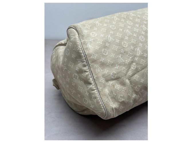 Louis Vuitton Speedy 30 Monogram Denim Bag Beige - view 12