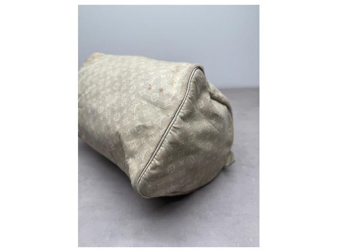 Louis Vuitton Speedy 30 Monogram Denim Bag Beige - view 13