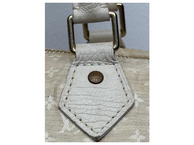 Louis Vuitton Speedy 30 Monogram Denim Bag Beige - view 3