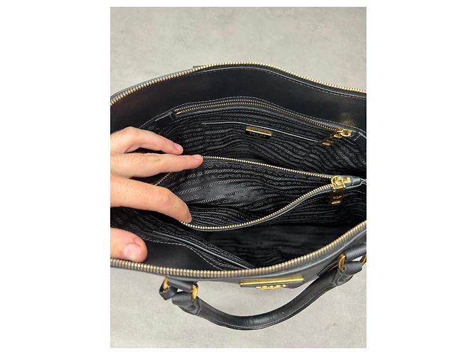 Prada Bolso de mano Saffiano Negro - vista 12