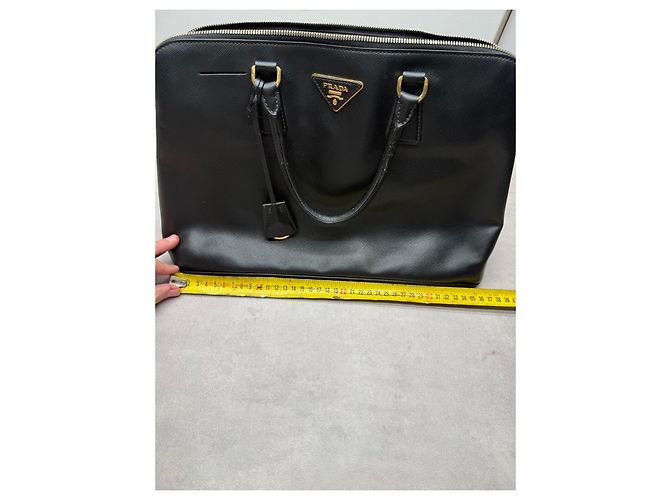 Prada Bolso de mano Saffiano Negro - vista 16