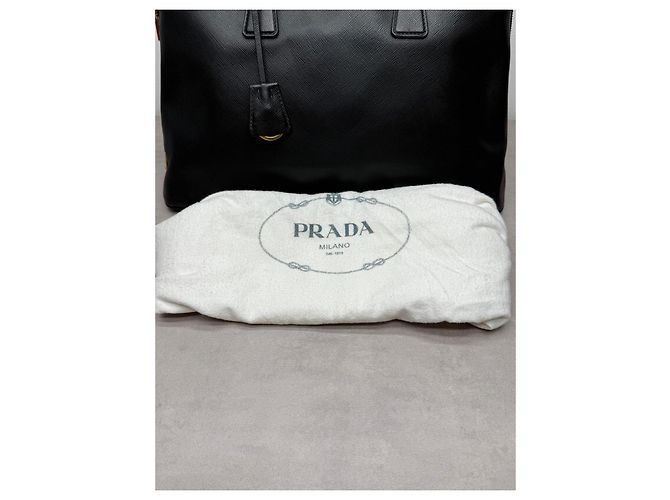 Prada Bolso de mano Saffiano Negro - vista 2