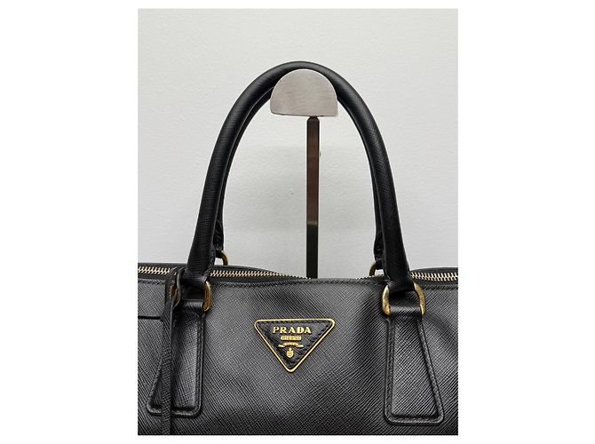 Prada Bolso de mano Saffiano Negro - vista 4