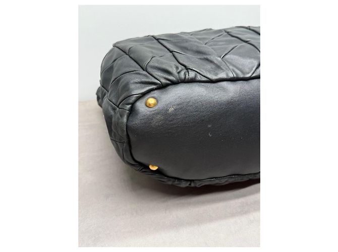 Miu Miu Borsa a mano Matelassé in pelle nera - vista 10