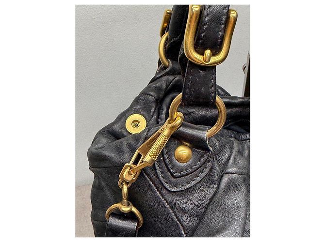 Miu Miu Borsa a mano Matelassé in pelle nera - vista 6