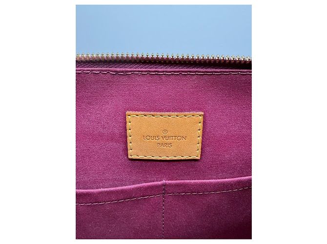 Borsa Louis Vuitton Alma Vernis Bordeaux - vista 12