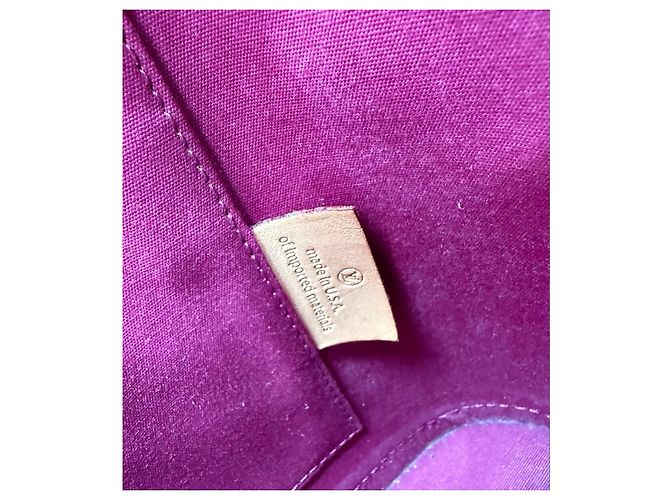 Borsa Louis Vuitton Alma Vernis Bordeaux - vista 13