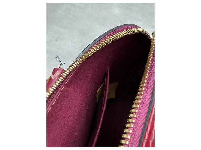 Borsa Louis Vuitton Alma Vernis Bordeaux - vista 14