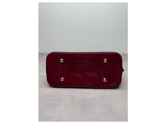 Borsa Louis Vuitton Alma Vernis Bordeaux - vista 8