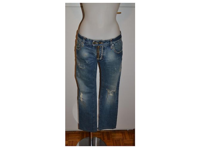 Dsquared2 Jeans Boyfriend in Denim Blu - vista 2