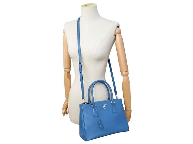 NUOVA BORSA A MANO PRADA GALLERIA MM 1BA863 PELLE SAFFIANO CON TRACOLLA - vista 8