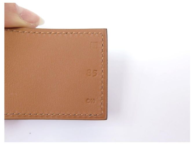 Hermès HERMES COLLIER DE CHIEN MEDOR GÜRTEL 5CM T85 AUS EPSOM LEDER VIOLET - Ansicht 9