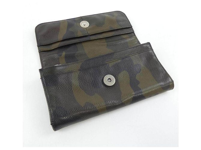 Chrome Hearts Judy Camo BS Flr Btn Ledergeldbörse - Ansicht 4