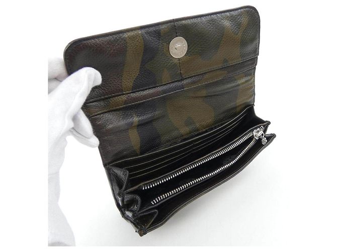 Chrome Hearts Judy Camo BS Flr Btn Ledergeldbörse - Ansicht 5