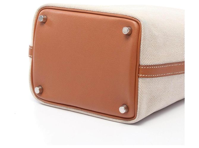Hermès Borsa Hermes Picotin PM Toile H Vache Barenia - vista 9