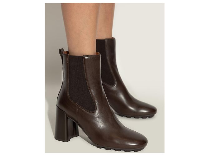 Hogan Botines de tacón en cuero - vista 2