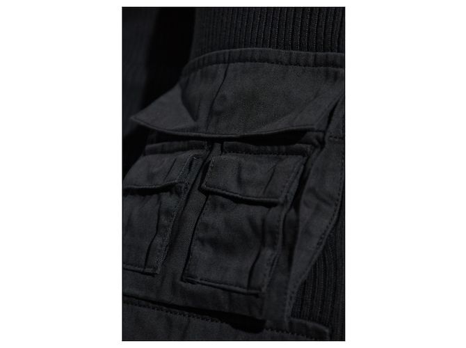 Vestido Diesel M-MELTI-LS de algodón negro - vista 5