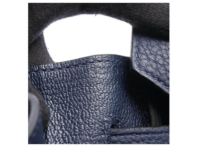 Hermès Birkin 35 Togo pelle blu nuit - vista 5