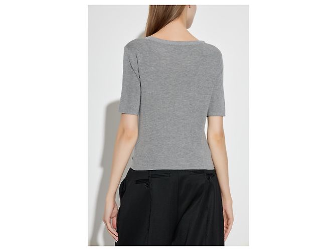 Autre Marque Top Edmee Officine Generale Gris Lyocell - vista 4