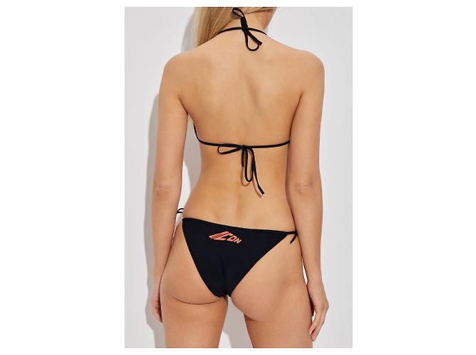 Parte inferior de bikini negra Dsquared2 - vista 3