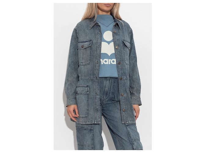 Isabel Marant Etoile Giacca in denim `Nossia` - vista 3