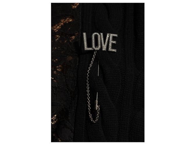 Moschino Spilla con l'iscrizione `LOVE` - vista 2