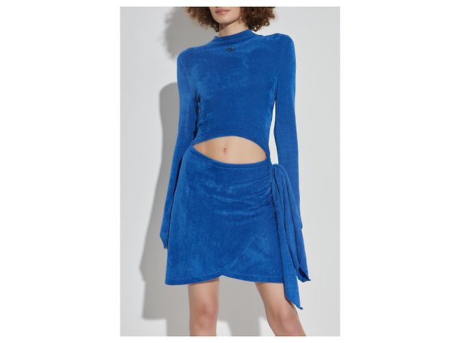 Vestido Diesel M-CENIL azul de nylon - vista 3