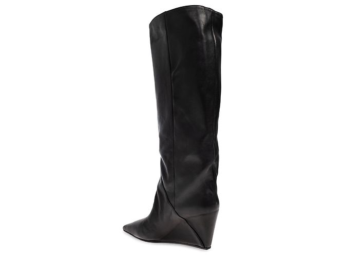 Vic Matié Botines de cuña de piel - vista 5