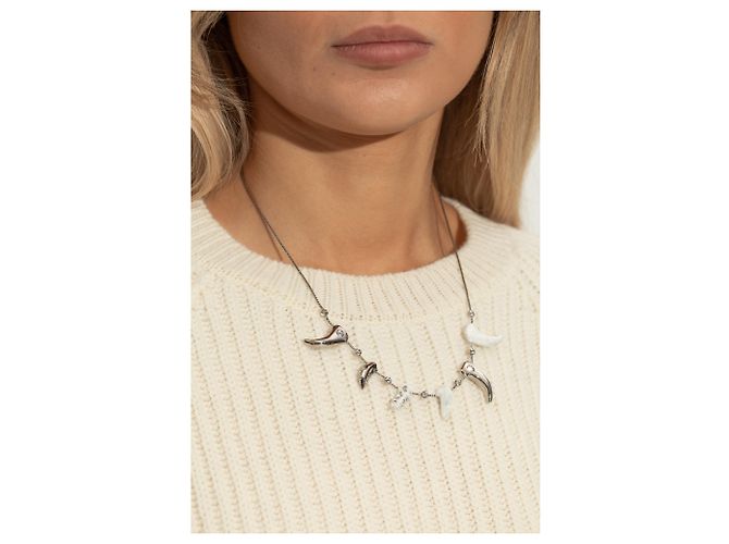 Collar Marni de latón plateado - vista 2