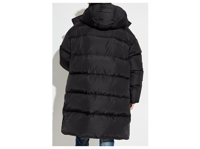 Dsquared2 Langer Daunenmantel Schwarz - Ansicht 4