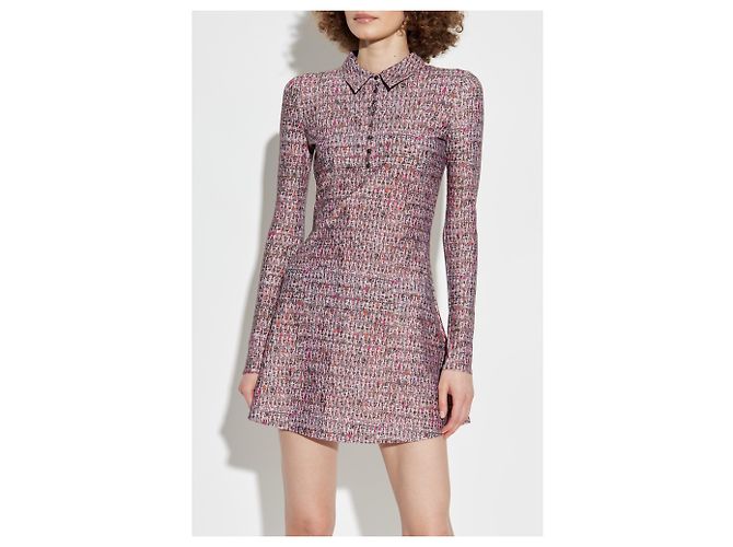 Diesel D-POLYNA Kleid Rosa Nylon Mini - Ansicht 3