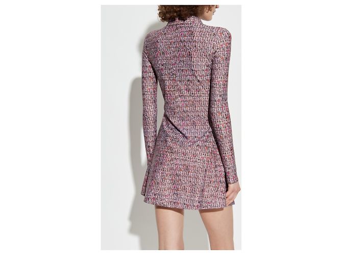 Diesel D-POLYNA Kleid Rosa Nylon Mini - Ansicht 4