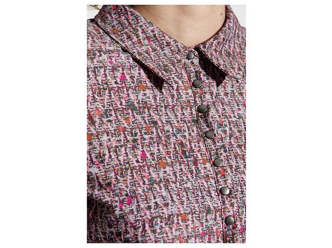 Diesel D-POLYNA Kleid Rosa Nylon Mini - Ansicht 5