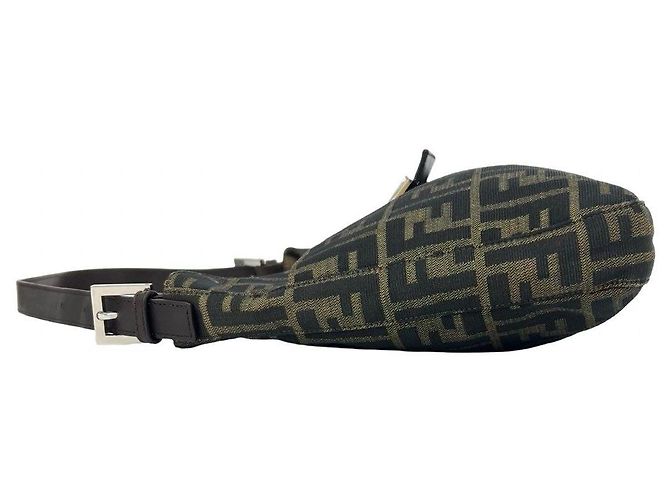 Borsa a tracolla FENDIFF in tela e pelle - vista 5