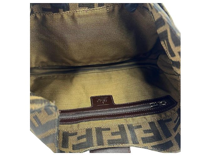 Borsa a tracolla FENDIFF in tela e pelle - vista 9