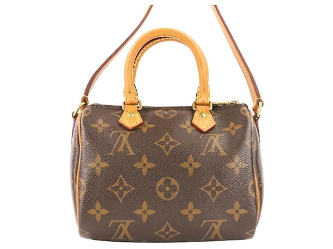 Louis Vuitton Nano Speedy Monogram Schultertasche - Ansicht 3